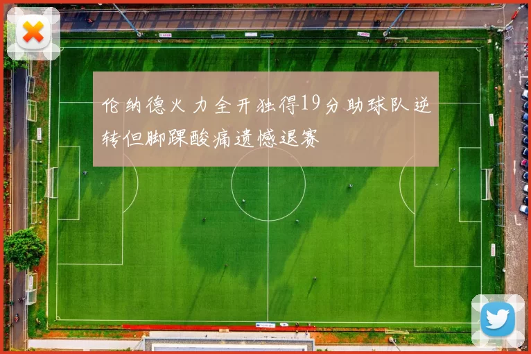 伦纳德火力全开独得19分助球队逆转但脚踝酸痛遗憾退赛